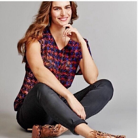 CAbi The Bonus Print blouse 3428 - Picture 1 of 7